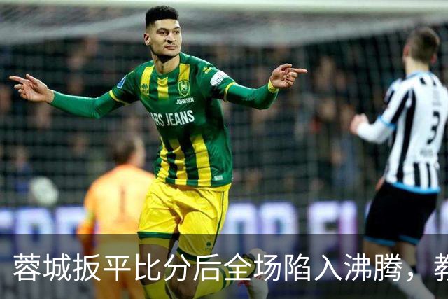 蓉城扳平比分后全场陷入沸腾，教练组冲入场内庆祝